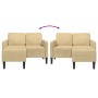 Sofá de 2 plazas con chaise longue en forma L verde gris 125 cm de , Sofás - Ref: Foro24-4107080, Precio: 216,09 €, Descuento: %