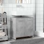 Armario lavabo baño madera ingeniería gris hormigón 60x33x60 cm de , Muebles de baño - Ref: Foro24-856038, Precio: 47,94 €, D...