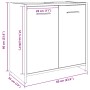 Armario lavabo baño madera ingeniería gris hormigón 60x33x60 cm de , Muebles de baño - Ref: Foro24-856038, Precio: 47,94 €, D...