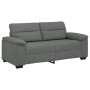Sofá de 2 plazas de tela gris oscuro 140 cm de , Sofás - Ref: Foro24-4105308, Precio: 230,80 €, Descuento: %