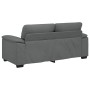 Sofá de 2 plazas de tela gris oscuro 140 cm de , Sofás - Ref: Foro24-4105308, Precio: 230,80 €, Descuento: %