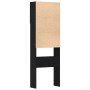 Mueble para lavadora de madera de roble negro 64x24x190 cm de , Accesorios para lavadoras y secadoras - Ref: Foro24-859128, P...