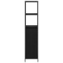 Mueble de baño con estantes roble negro 36x35x165 cm de , Tocadores de baño - Ref: Foro24-861907, Precio: 76,24 €, Descuento: %
