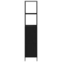 Mueble de baño con estantes roble negro 36x35x165 cm de , Tocadores de baño - Ref: Foro24-861907, Precio: 76,24 €, Descuento: %