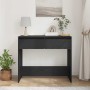 Mesa consola roble negro 89x41x76,5 cm madera de ingeniería de , Mesas auxiliares - Ref: Foro24-862081, Precio: 81,48 €, Desc...