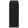 Aparador roble negro 91x29,5x75 cm madera de ingeniería de , Aparadores - Ref: Foro24-862003, Precio: 95,03 €, Descuento: %