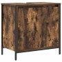 Mueble de baño con lavabo roble ahumado 60x34,5x60 cm de , Tocadores de baño - Ref: Foro24-861894, Precio: 60,03 €, Descuento: %