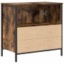 Mueble de baño con lavabo roble ahumado 60x34,5x60 cm de , Tocadores de baño - Ref: Foro24-861894, Precio: 60,03 €, Descuento: %