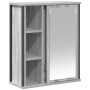 Mueble de baño de pared con espejo gris Sonoma 50x21x60 cm de , Tocadores de baño - Ref: Foro24-861905, Precio: 63,78 €, Desc...