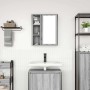 Mueble de baño de pared con espejo gris Sonoma 50x21x60 cm de , Tocadores de baño - Ref: Foro24-861905, Precio: 63,78 €, Desc...