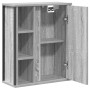 Mueble de baño de pared con espejo gris Sonoma 50x21x60 cm de , Tocadores de baño - Ref: Foro24-861905, Precio: 63,78 €, Desc...