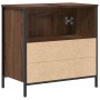 Mueble de baño con lavabo de roble marrón 60x34,5x60 cm de , Tocadores de baño - Ref: Foro24-861896, Precio: 64,71 €, Descuen...