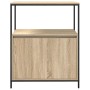 Mueble de baño con estantes roble Sonoma 76,5x35x95 cm de , Tocadores de baño - Ref: Foro24-861918, Precio: 77,08 €, Descuent...