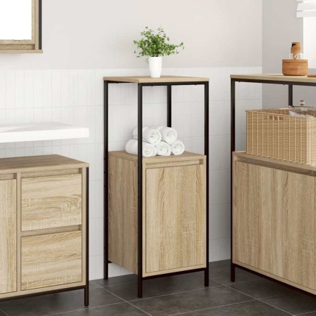 Mueble de baño con estantes roble Sonoma 36x35x95 cm de , Tocadores de baño - Ref: Foro24-861913, Precio: 51,33 €, Descuento: %