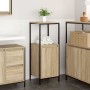 Mueble de baño con estantes roble Sonoma 36x35x95 cm de , Tocadores de baño - Ref: Foro24-861913, Precio: 51,33 €, Descuento: %