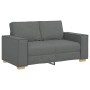 Juego de sofás con cojines 2 piezas tela gris oscuro de , Sofás - Ref: Foro24-3324692, Precio: 467,06 €, Descuento: %