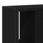 Armario de baño con espejo de madera de roble negro 60x16x60 cm de , Tocadores de baño - Ref: Foro24-862228, Precio: 65,30 €,...
