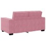 Juego de sofás con cojines 2 piezas terciopelo rosa de , Sofás - Ref: Foro24-3324703, Precio: 509,02 €, Descuento: %