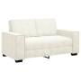 Juego de sofás con cojines 2 piezas terciopelo crema de , Sofás - Ref: Foro24-3324708, Precio: 492,16 €, Descuento: %