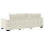 Juego de sofás con cojines 2 piezas terciopelo crema de , Sofás - Ref: Foro24-3324708, Precio: 492,16 €, Descuento: %