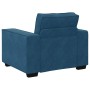 Juego de sofás con cojines 3 piezas terciopelo azul de , Sofás - Ref: Foro24-3324627, Precio: 643,56 €, Descuento: %