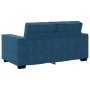 Juego de sofás con cojines 3 piezas terciopelo azul de , Sofás - Ref: Foro24-3324627, Precio: 643,56 €, Descuento: %