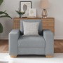 Sillón Sofá Tela Gris Claro 60 cm de , Sofás - Ref: Foro24-4105058, Precio: 159,02 €, Descuento: %