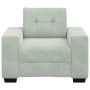 Sillón sofá gris claro 60 cm terciopelo de , Sofás - Ref: Foro24-4105098, Precio: 161,05 €, Descuento: %