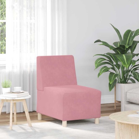 Sillón de terciopelo rosa 55 cm de , Sofás - Ref: Foro24-4108483, Precio: 118,68 €, Descuento: %