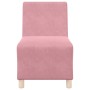 Sillón de terciopelo rosa 55 cm de , Sofás - Ref: Foro24-4108483, Precio: 118,68 €, Descuento: %
