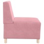 Sillón de terciopelo rosa 55 cm de , Sofás - Ref: Foro24-4108483, Precio: 118,68 €, Descuento: %