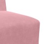 Sillón de terciopelo rosa 55 cm de , Sofás - Ref: Foro24-4108483, Precio: 118,68 €, Descuento: %