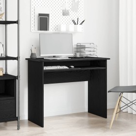 Escritorio roble negro 90x50x74 cm madera de ingeniería de , Escritorios - Ref: Foro24-862476, Precio: 71,17 €, Descuento: %