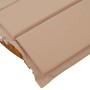 Tumbona mecedora con cojín de madera maciza de acacia de , Tumbonas - Ref: Foro24-4103885, Precio: 169,52 €, Descuento: %