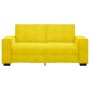 Sofá de 2 plazas terciopelo amarillo 140 cm de , Sofás - Ref: Foro24-4105026, Precio: 217,85 €, Descuento: %