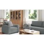 Conjunto de sofá de 3 piezas con cojines de tela gris oscuro de , Sofás - Ref: Foro24-3324650, Precio: 611,68 €, Descuento: %
