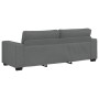Conjunto de sofá de 3 piezas con cojines de tela gris oscuro de , Sofás - Ref: Foro24-3324650, Precio: 611,68 €, Descuento: %