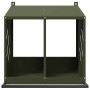 Nido para gallinas con 2 compartimentos de metal verde oliva de , Jaulas y habitáculos para animales pequeños - Ref: Foro24-8...