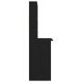 Escritorio con estantes contrachapada roble negro 102x45x148cm de , Escritorios - Ref: Foro24-861985, Precio: 83,64 €, Descue...
