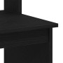 Escritorio con estantes contrachapada roble negro 102x45x148cm de , Escritorios - Ref: Foro24-861985, Precio: 83,64 €, Descue...