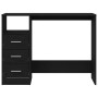 Escritorio con cajones contrachapada roble negro 102x50x76 cm de , Escritorios - Ref: Foro24-861993, Precio: 105,31 €, Descue...