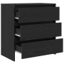 Aparador de madera de roble negro 70x41x75 cm de , Aparadores - Ref: Foro24-862083, Precio: 85,58 €, Descuento: %