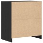 Aparador de madera de roble negro 70x41x75 cm de , Aparadores - Ref: Foro24-862083, Precio: 85,58 €, Descuento: %