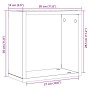 Estantes cúbicos de pared 6 uds roble negro 30x15x30 cm de , Estantes y estanterías - Ref: Foro24-862057, Precio: 56,82 €, De...