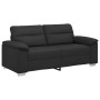 Sofá de 2 plazas de cuero sintético negro 140 cm de , Sofás - Ref: Foro24-4105343, Precio: 219,63 €, Descuento: %