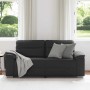 Sofá de 2 plazas de cuero sintético negro 140 cm de , Sofás - Ref: Foro24-4105343, Precio: 219,63 €, Descuento: %
