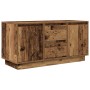 Mueble de TV con luces LED madera vieja 100x41x50 cm de , Muebles TV - Ref: Foro24-861416, Precio: 106,19 €, Descuento: %
