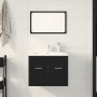 Juego de muebles de baño 2 pzas roble negro Madera ingeniería de , Muebles de baño - Ref: Foro24-862041, Precio: 73,08 €, Des...