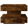 Mesa de centro giratoria 360 grados roble ahumado 50x50x34,5 cm de , Mesas de centro - Ref: Foro24-858474, Precio: 61,24 €, D...