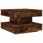 Mesa de centro giratoria 360 grados roble ahumado 50x50x34,5 cm de , Mesas de centro - Ref: Foro24-858474, Precio: 61,24 €, D...
